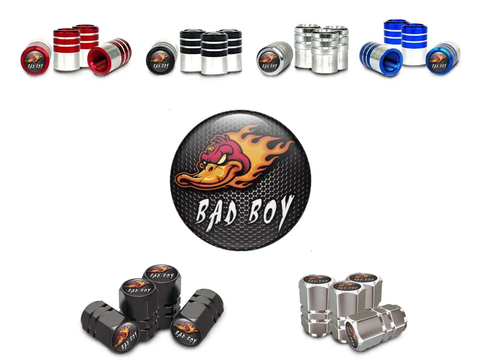 Rim Valve Stem Caps Motorcycle Sturdy Style